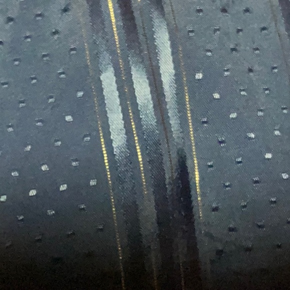 Vintage 80s Blue Midi Dress | Long Sleeve Button Up Tie Waist Dress - Picture 8 of 10